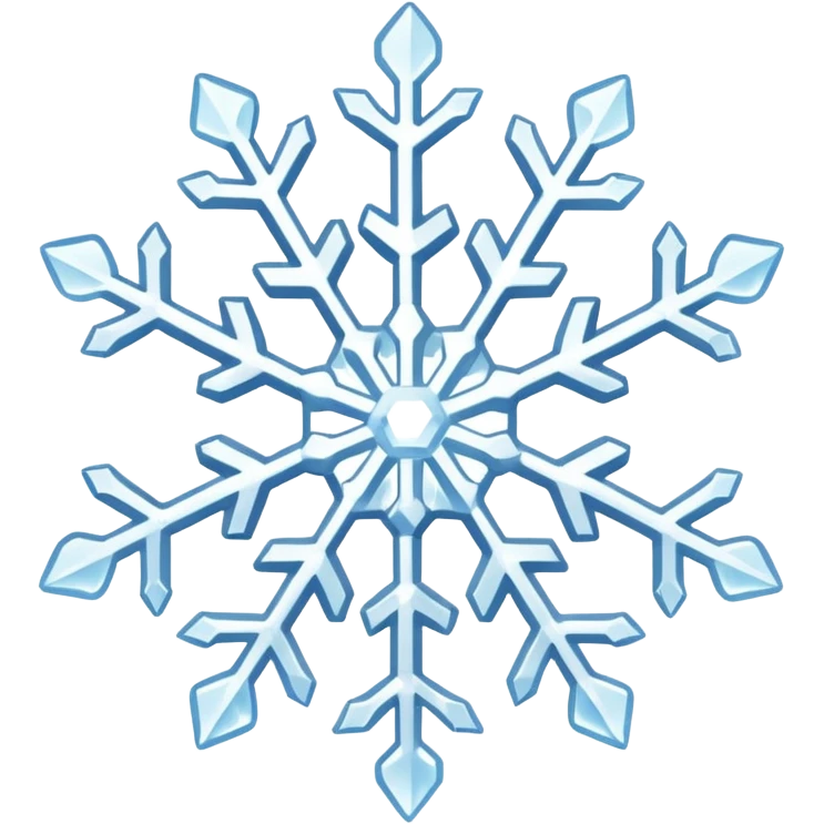 ice snowflake element emoji