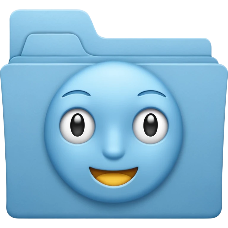 skyblue folder emoji