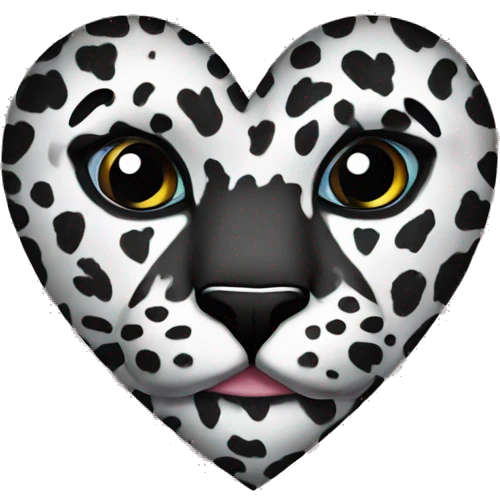 panthers print heart emoji