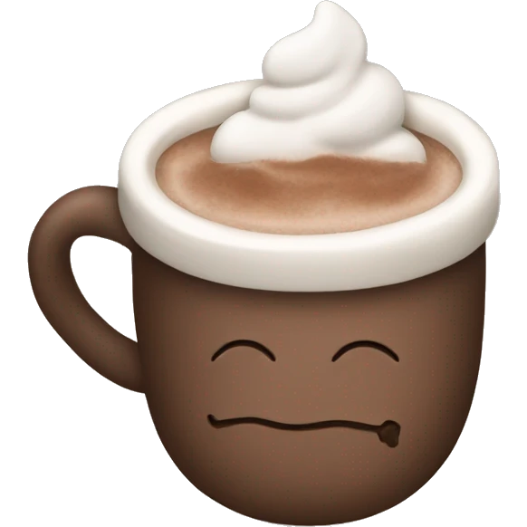 Cozy hot cocoa  emoji