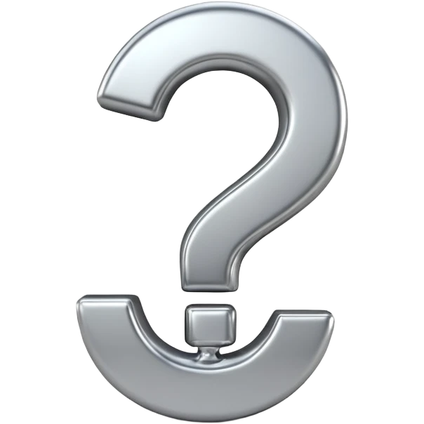 make question sign emoji