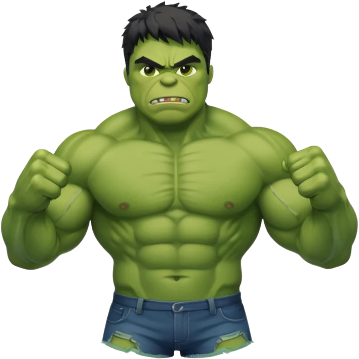 Hulk with a Clean Outfit emoji