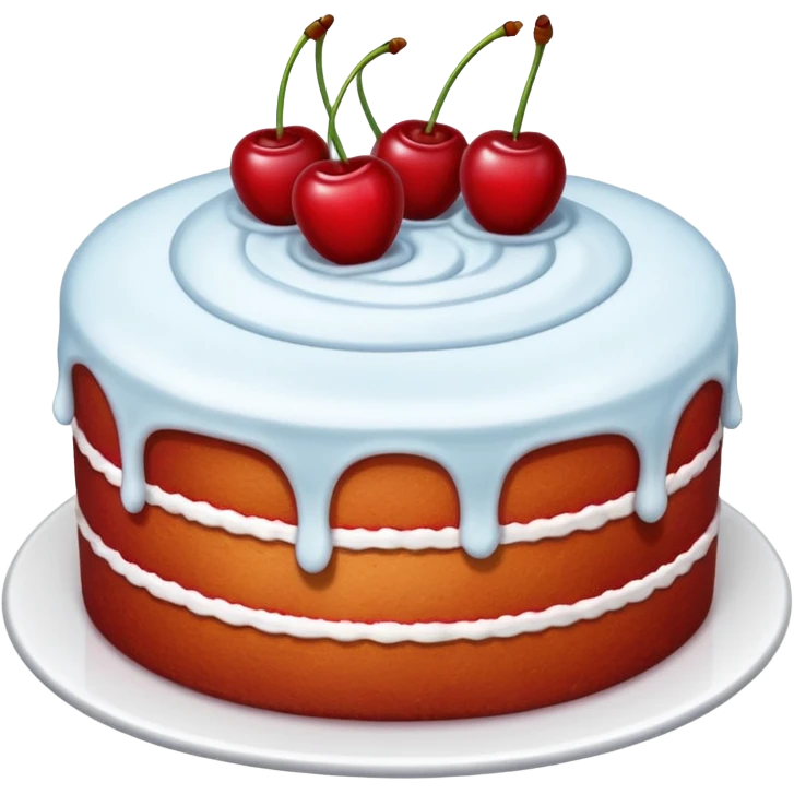 Cherry cake emoji