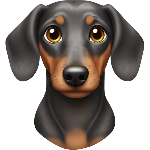 Dachshund dapple emoji
