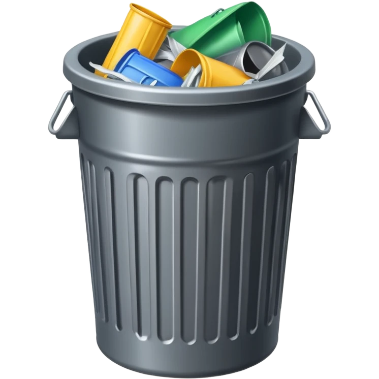 Trash can emoji