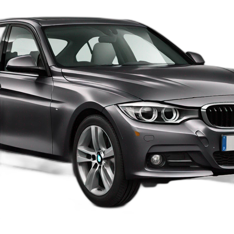 Bmw 3 series g black emoji
