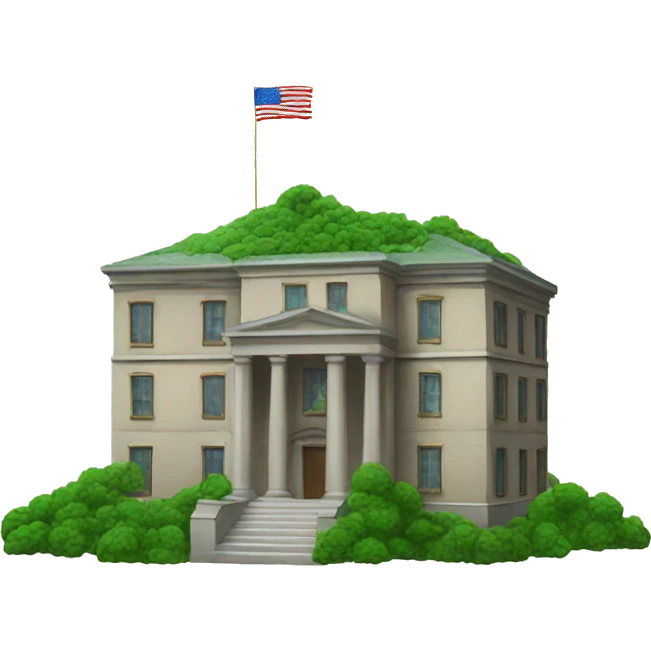 politic building with weed flag emoji