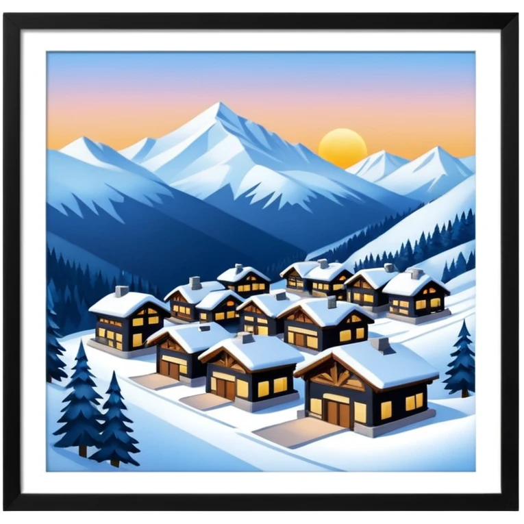 lux ski resort emoji