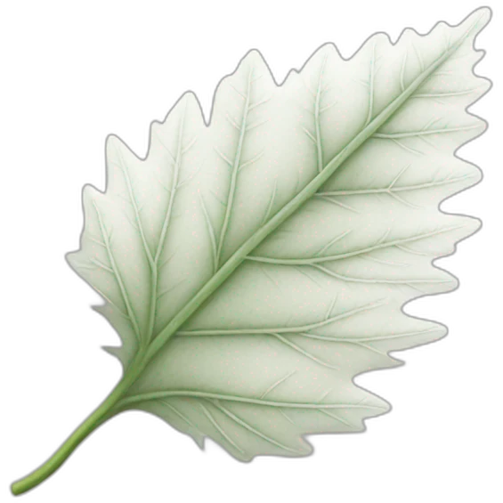 White leaf emoji