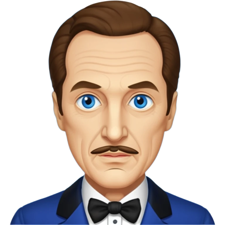 Vincent Price with blue eyes emoji