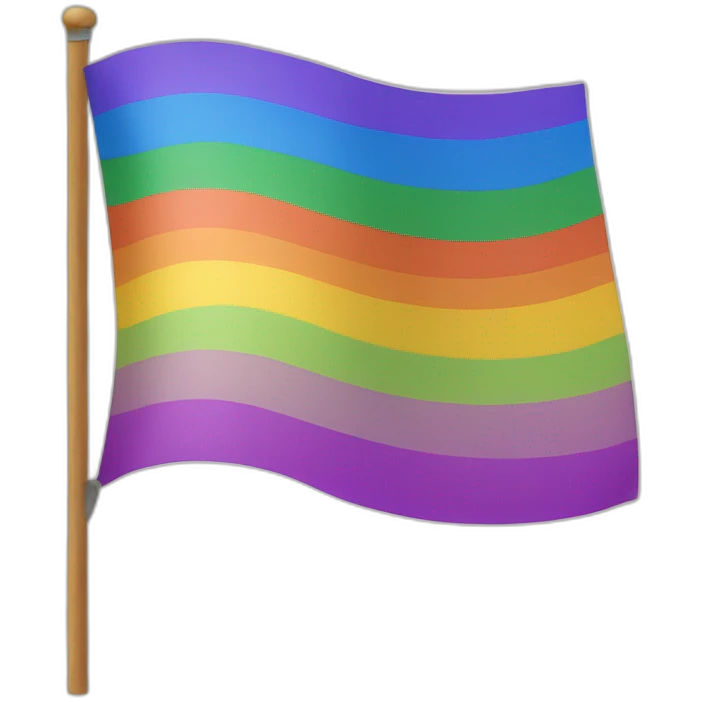 Gay flag emoji