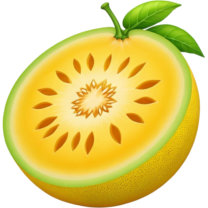 yellow melon emoji