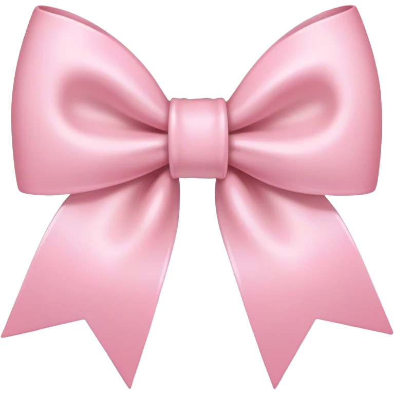 Light pink bow emoji