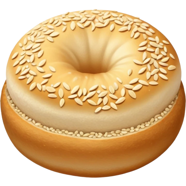 poğaça with sesame seeds on top, soft and fluffy look emoji
