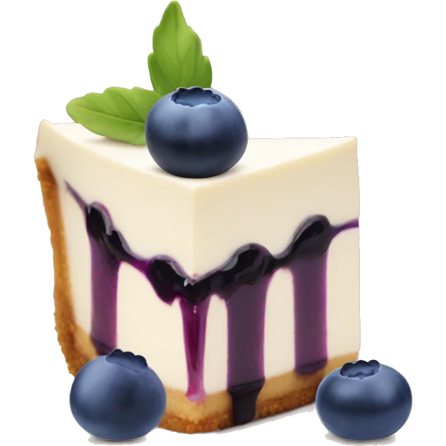 Blueberry Cheesecake  emoji