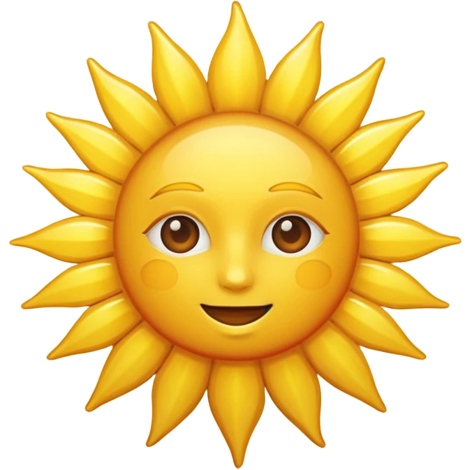 Sun emoji