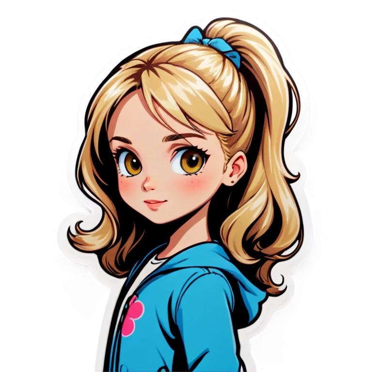 Blond hair girl  emoji