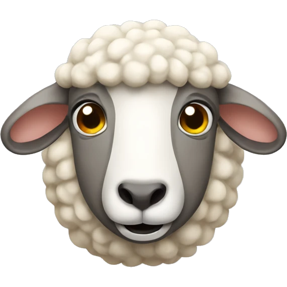 Sheep eating  emoji