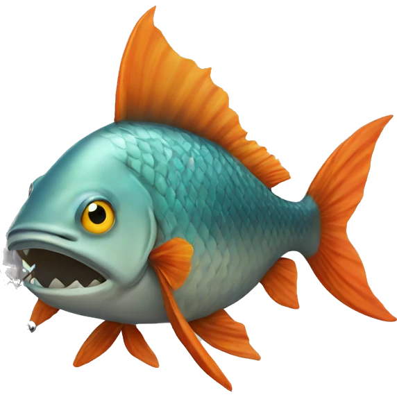 Fish with a sword  emoji