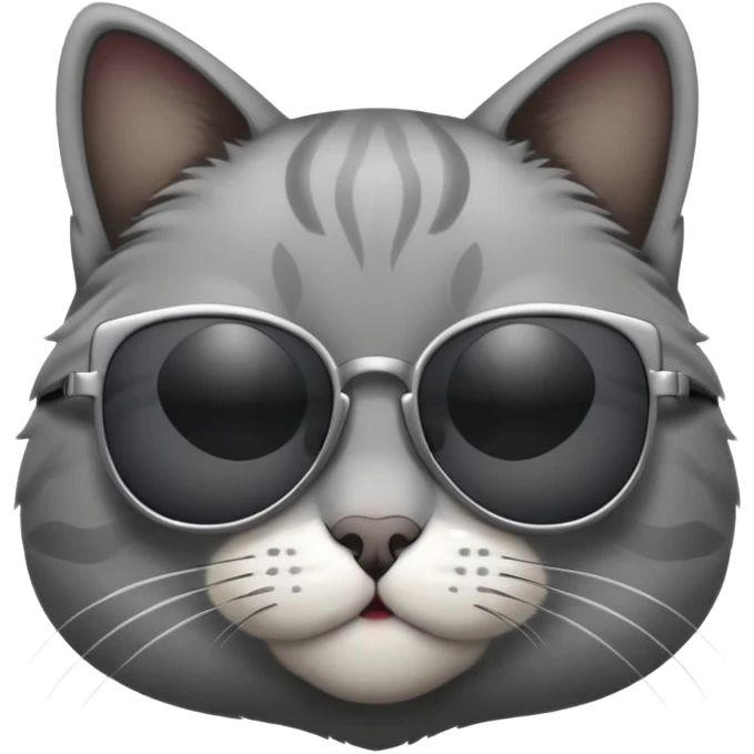 Cat wearing sunglasses emoji