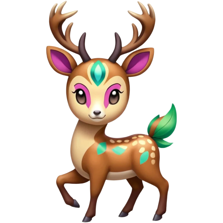 Meloetta-Sawsbuck-Pokémon-Fakémon-creature emoji