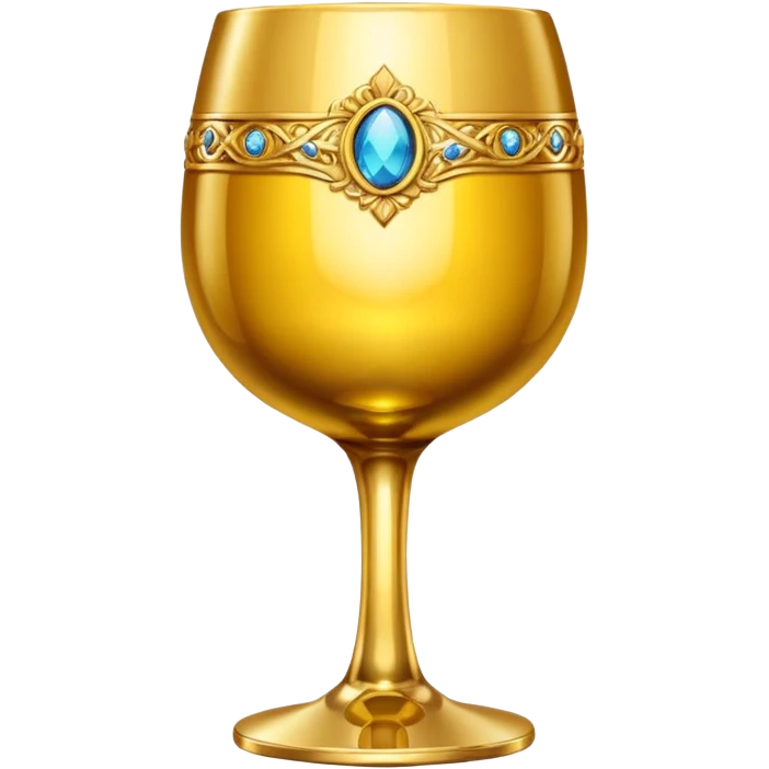 golden wine glass like holy grail emoji