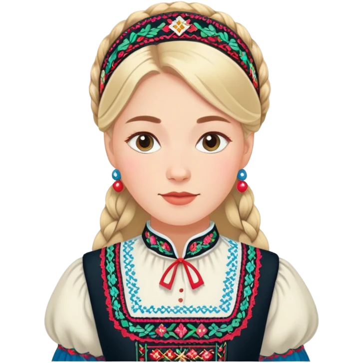 norwegian tradition bunad dress emoji