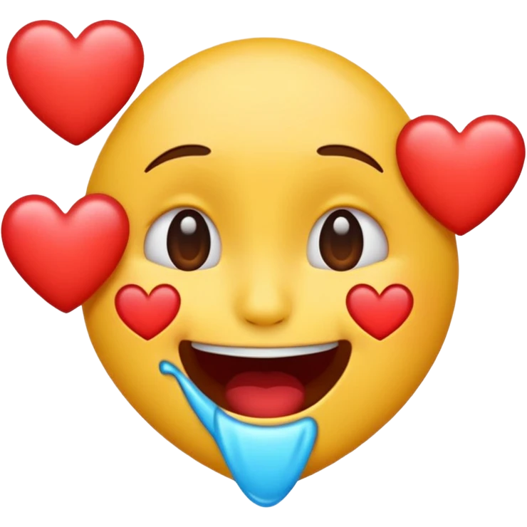 Una emoji che cambia. Emoji con il cuore, quella che ride, quella che piange etc etc emoji