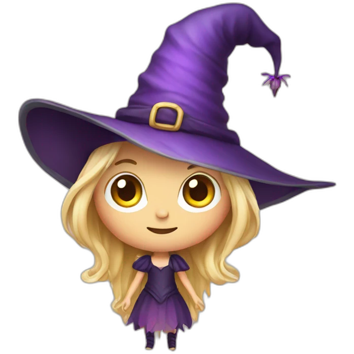fairy with witch hat emoji