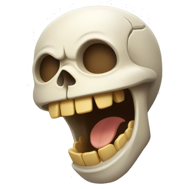 Skull laughing  emoji