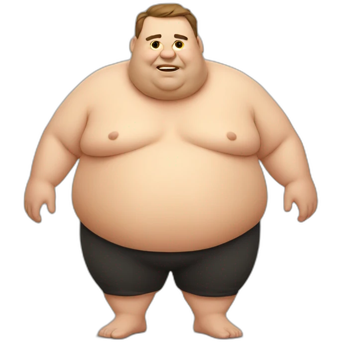 fat man emoji