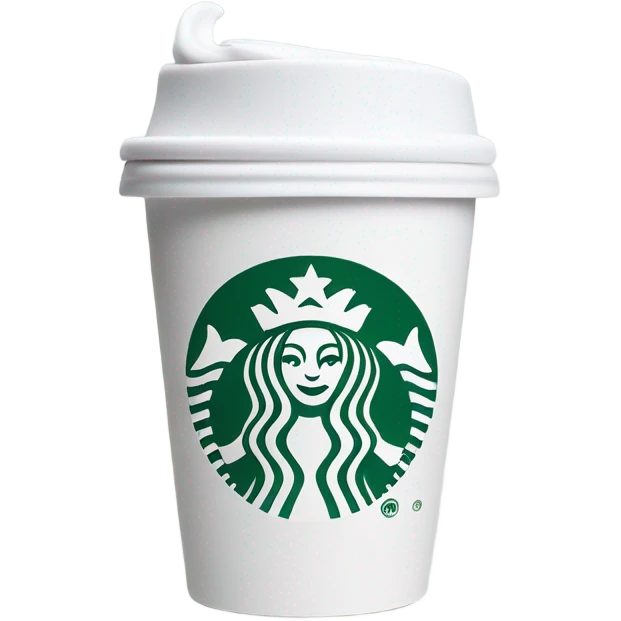 Starbucks coffee cup emoji
