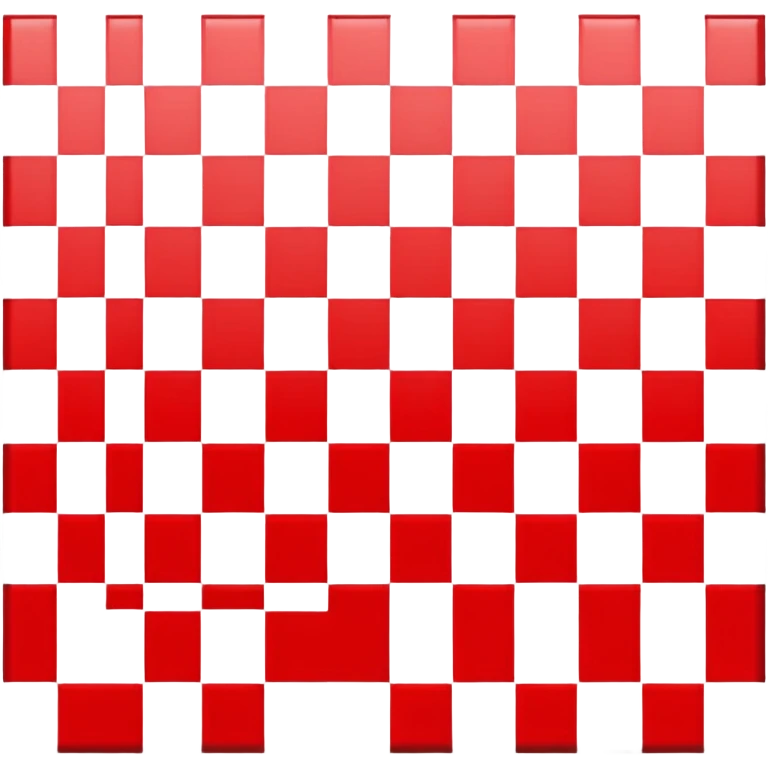 red and white squares emoji