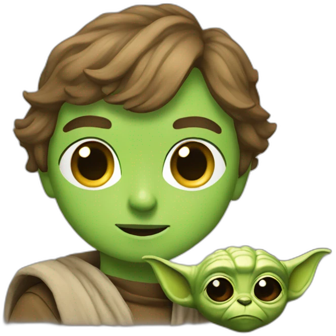 luke with yoda emoji