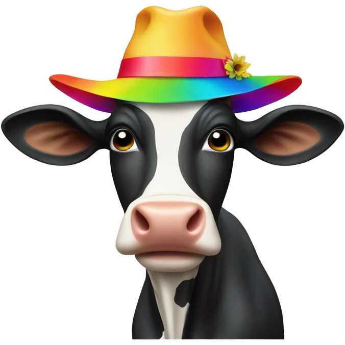 cow with hat emoji