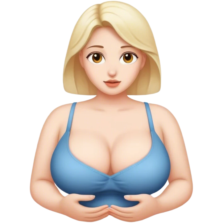 Big breasts art emoji