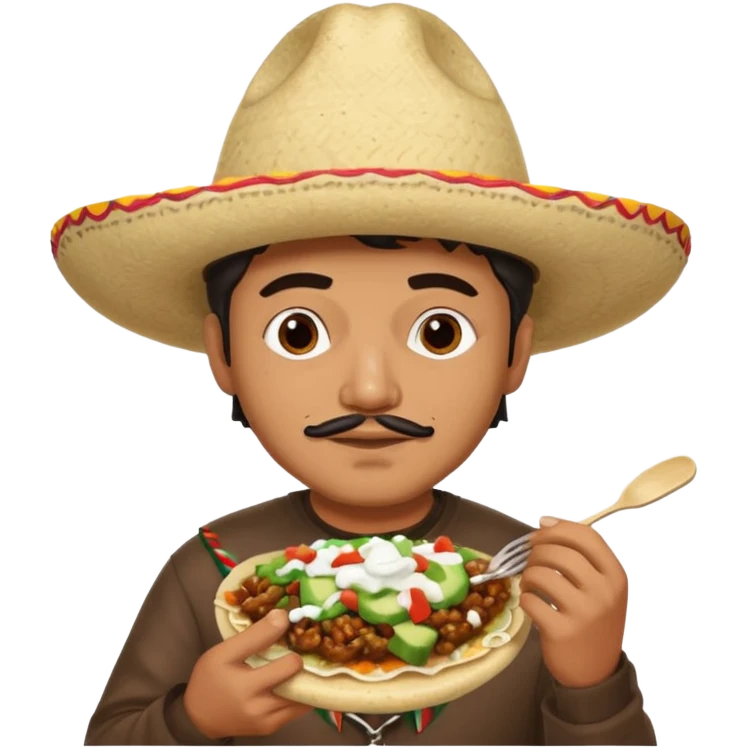 Mexican man eating birria tacos and he’s a film maker emoji