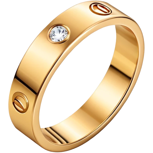 Realistic Cartier love ring  emoji