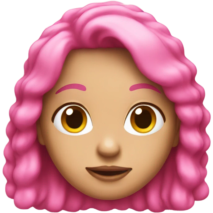 Pink emoji
