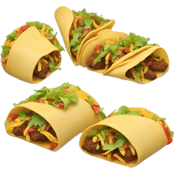 3 tacos emoji