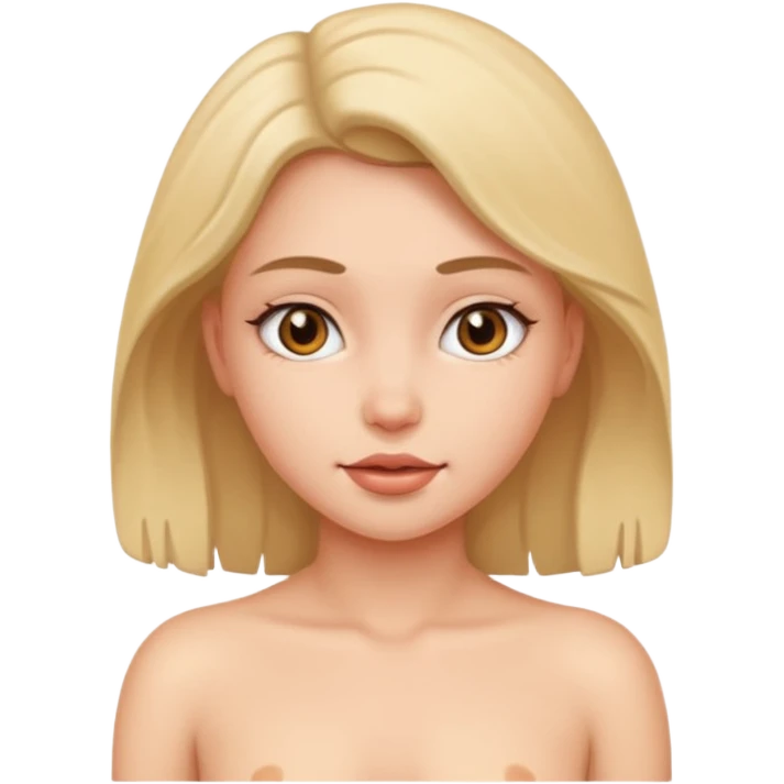 Çıplak kız emoji