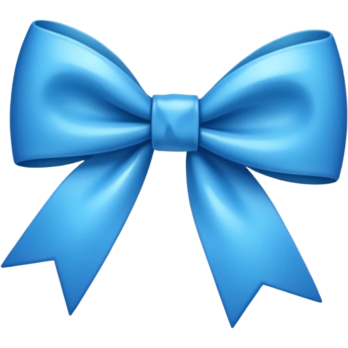 Marine bleue bow emoji