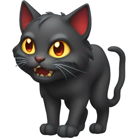 Demon cat emoji