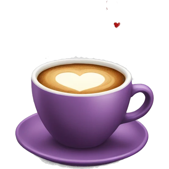 A coffee with love  emoji