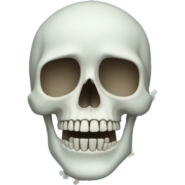 Skull with teal flowers on high top left emoji