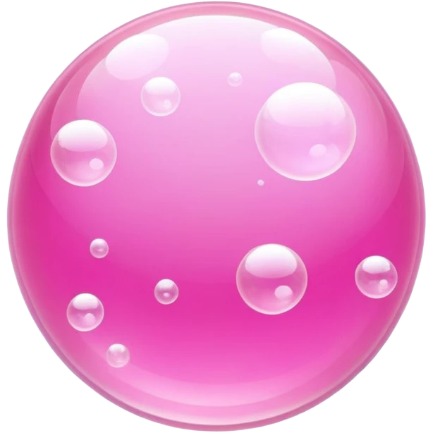 Burbujas rosas emoji