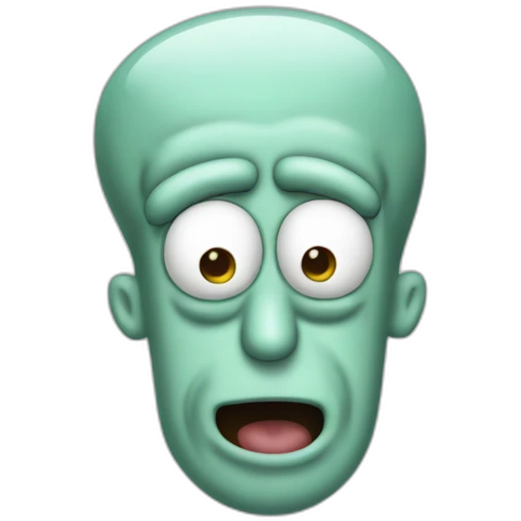Squidward Bob Squarepants emoji