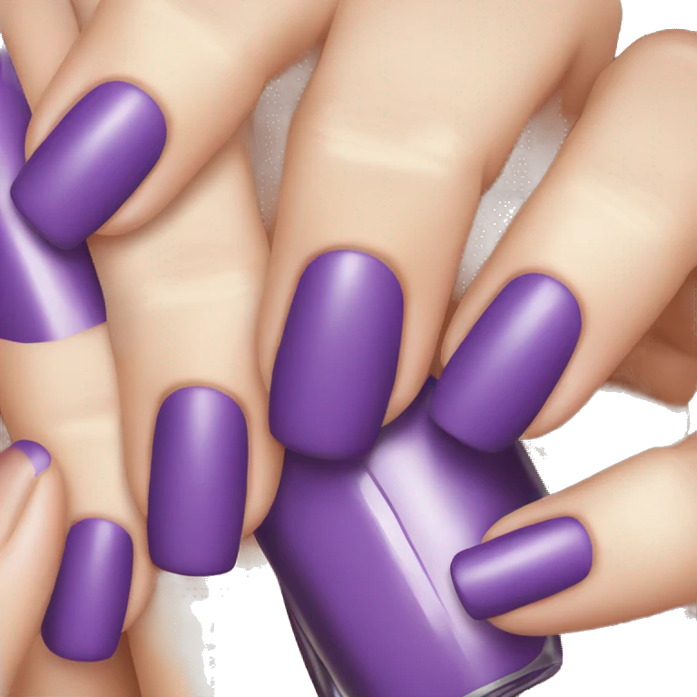 Purple Nails  emoji