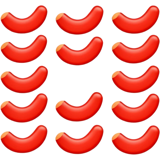 67 underlines 2 times with all of it being red emoji