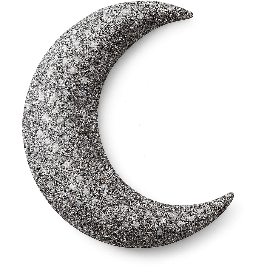 glittery crescent moon object, shiny emoji